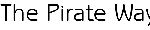 Font : Express-Deco-GothicLight-SSi-Book Custom Text : The Pirate Way Test your own text here Click to download or to view this font on a tshirt that can be custom printed in Bali