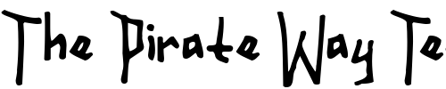 Font : Eye-Socket Custom Text : The Pirate Way Test your own text here Click to download or to view this font on a tshirt that can be custom printed in Bali