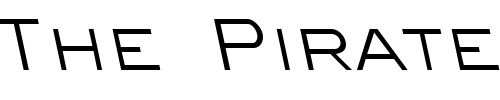 Font : EyechartBackslant-Regular Custom Text : The Pirate Way Test your own text here Click to download or to view this font on a tshirt that can be custom printed in Bali