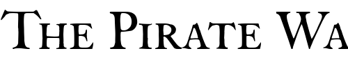 Font : FCaslonThirtySCITC-TT Custom Text : The Pirate Way Test your own text here Click to download or to view this font on a tshirt that can be custom printed in Bali