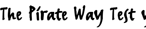 Font : FFErikrighthand Custom Text : The Pirate Way Test your own text here Click to download or to view this font on a tshirt that can be custom printed in Bali