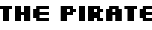 Font : FFF-Atlantis-Bold-Condensed Custom Text : The Pirate Way Test your own text here Click to download or to view this font on a tshirt that can be custom printed in Bali