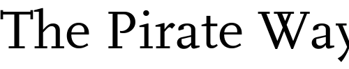 Font : FFScala Custom Text : The Pirate Way Test your own text here Click to download or to view this font on a tshirt that can be custom printed in Bali