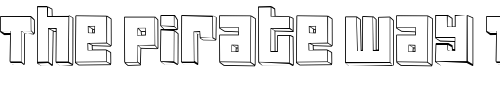 Font : FT-ScandinavianTitan2-White Custom Text : The Pirate Way Test your own text here Click to download or to view this font on a tshirt that can be custom printed in Bali