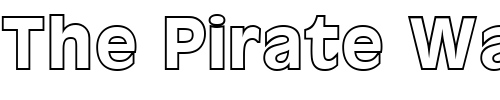 Font : FZ-BASIC-1-HOLLOW Custom Text : The Pirate Way Test your own text here Click to download or to view this font on a tshirt that can be custom printed in Bali