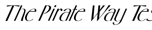 Font : FZ-BASIC-10-ITALIC Custom Text : The Pirate Way Test your own text here Click to download or to view this font on a tshirt that can be custom printed in Bali