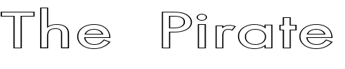 Font : FZ-BASIC-18-HOLLOW-EX Custom Text : The Pirate Way Test your own text here Click to download or to view this font on a tshirt that can be custom printed in Bali