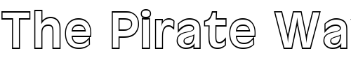 Font : FZ-BASIC-2-HOLLOW Custom Text : The Pirate Way Test your own text here Click to download or to view this font on a tshirt that can be custom printed in Bali