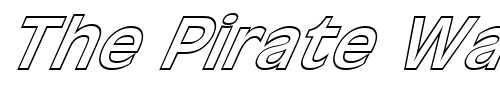 Font : FZ-BASIC-2-HOLLOW-ITALIC Custom Text : The Pirate Way Test your own text here Click to download or to view this font on a tshirt that can be custom printed in Bali