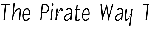 Font : FZ-BASIC-21-COND Custom Text : The Pirate Way Test your own text here Click to download or to view this font on a tshirt that can be custom printed in Bali