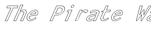 Font : FZ-BASIC-23-HOLLOW-ITALIC Custom Text : The Pirate Way Test your own text here Click to download or to view this font on a tshirt that can be custom printed in Bali