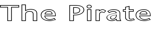 Font : FZ-BASIC-25-HOLLOW-EX Custom Text : The Pirate Way Test your own text here Click to download or to view this font on a tshirt that can be custom printed in Bali