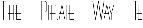 Font : FZ-BASIC-27-EX Custom Text : The Pirate Way Test your own text here Click to download or to view this font on a tshirt that can be custom printed in Bali