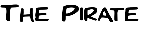 Font : FZ-BASIC-28 Custom Text : The Pirate Way Test your own text here Click to download or to view this font on a tshirt that can be custom printed in Bali