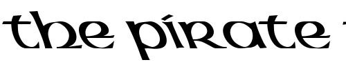 Font : FZ-BASIC-43-LEFTY Custom Text : The Pirate Way Test your own text here Click to download or to view this font on a tshirt that can be custom printed in Bali