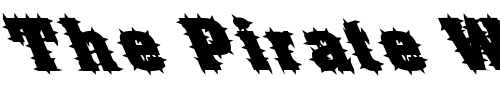 Font : FZ-BASIC-52-SPIKED-LEFTY Custom Text : The Pirate Way Test your own text here Click to download or to view this font on a tshirt that can be custom printed in Bali