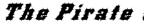 Font : FZ-BASIC-53-SPIKED-ITALIC Custom Text : The Pirate Way Test your own text here Click to download or to view this font on a tshirt that can be custom printed in Bali