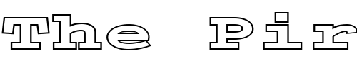 Font : FZ-BASIC-54-HOLLOW-EX Custom Text : The Pirate Way Test your own text here Click to download or to view this font on a tshirt that can be custom printed in Bali