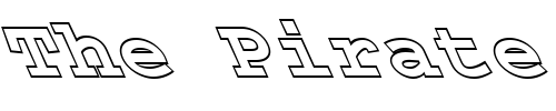 Font : FZ-BASIC-54-HOLLOW-LEFTY Custom Text : The Pirate Way Test your own text here Click to download or to view this font on a tshirt that can be custom printed in Bali
