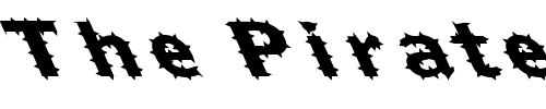 Font : FZ-BASIC-55-SPIKED-LEFTY Custom Text : The Pirate Way Test your own text here Click to download or to view this font on a tshirt that can be custom printed in Bali