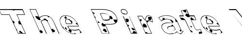 Font : FZ-BASIC-55-SPOTTED-LEFTY Custom Text : The Pirate Way Test your own text here Click to download or to view this font on a tshirt that can be custom printed in Bali