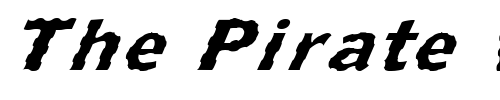 Font : FZ-BASIC-55-WAVEY-ITALIC Custom Text : The Pirate Way Test your own text here Click to download or to view this font on a tshirt that can be custom printed in Bali