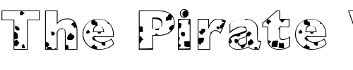 Font : FZ-BASIC-57-SPOTTED Custom Text : The Pirate Way Test your own text here Click to download or to view this font on a tshirt that can be custom printed in Bali