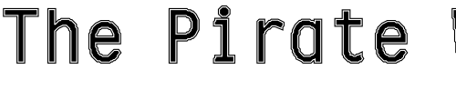 Font : FZ-DIGITAL-4-CONTOUR Custom Text : The Pirate Way Test your own text here Click to download or to view this font on a tshirt that can be custom printed in Bali