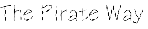 Font : FZ-HAND-1-WAVEY Custom Text : The Pirate Way Test your own text here Click to download or to view this font on a tshirt that can be custom printed in Bali
