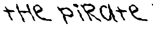 Font : FZ-HAND-11-WAVEY-LEFTY Custom Text : The Pirate Way Test your own text here Click to download or to view this font on a tshirt that can be custom printed in Bali