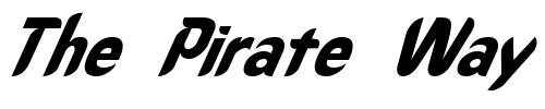 Font : FZ-HAND-15-ITALIC Custom Text : The Pirate Way Test your own text here Click to download or to view this font on a tshirt that can be custom printed in Bali