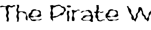 Font : FZ-HAND-2-WAVEY Custom Text : The Pirate Way Test your own text here Click to download or to view this font on a tshirt that can be custom printed in Bali