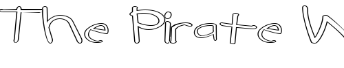 Font : FZ-HAND-22-HOLLOW-EX Custom Text : The Pirate Way Test your own text here Click to download or to view this font on a tshirt that can be custom printed in Bali