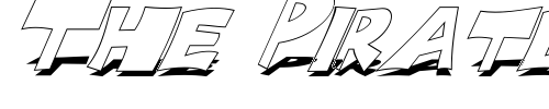 Font : FZ-JAZZY-10-SHADOW-ITALIC Custom Text : The Pirate Way Test your own text here Click to download or to view this font on a tshirt that can be custom printed in Bali