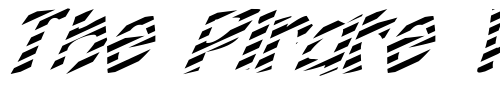 Font : FZ-JAZZY-12-STRIPED-ITALIC Custom Text : The Pirate Way Test your own text here Click to download or to view this font on a tshirt that can be custom printed in Bali