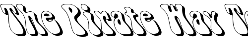 Font : FZ-JAZZY-14-3D-LEFTY Custom Text : The Pirate Way Test your own text here Click to download or to view this font on a tshirt that can be custom printed in Bali