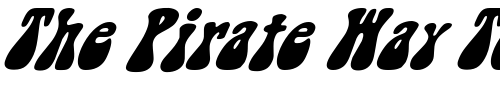 Font : FZ-JAZZY-14-ITALIC Custom Text : The Pirate Way Test your own text here Click to download or to view this font on a tshirt that can be custom printed in Bali