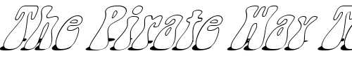 Font : FZ-JAZZY-14-SHADOW-ITALIC Custom Text : The Pirate Way Test your own text here Click to download or to view this font on a tshirt that can be custom printed in Bali
