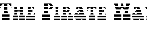 Font : FZ-JAZZY-16-STRIPED Custom Text : The Pirate Way Test your own text here Click to download or to view this font on a tshirt that can be custom printed in Bali