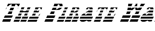 Font : FZ-JAZZY-16-STRIPED-ITALIC Custom Text : The Pirate Way Test your own text here Click to download or to view this font on a tshirt that can be custom printed in Bali