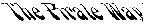 Font : FZ-JAZZY-17-LEFTY Custom Text : The Pirate Way Test your own text here Click to download or to view this font on a tshirt that can be custom printed in Bali
