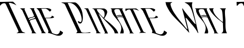 Font : FZ-JAZZY-18-LEFTY Custom Text : The Pirate Way Test your own text here Click to download or to view this font on a tshirt that can be custom printed in Bali