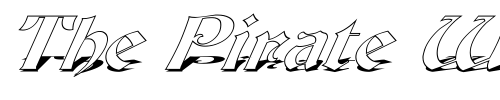 Font : FZ-JAZZY-19-SHADOW-ITALIC Custom Text : The Pirate Way Test your own text here Click to download or to view this font on a tshirt that can be custom printed in Bali