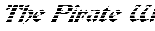 Font : FZ-JAZZY-19-STRIPED-ITALIC Custom Text : The Pirate Way Test your own text here Click to download or to view this font on a tshirt that can be custom printed in Bali