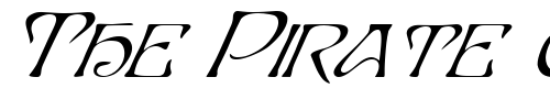 Font : FZ-JAZZY-20-ITALIC Custom Text : The Pirate Way Test your own text here Click to download or to view this font on a tshirt that can be custom printed in Bali