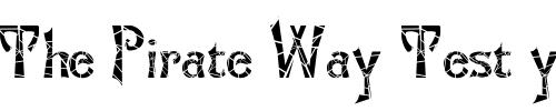 Font : FZ-JAZZY-21-CRACKED Custom Text : The Pirate Way Test your own text here Click to download or to view this font on a tshirt that can be custom printed in Bali