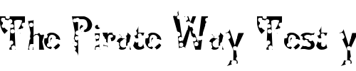 Font : FZ-JAZZY-21-HOLEY Custom Text : The Pirate Way Test your own text here Click to download or to view this font on a tshirt that can be custom printed in Bali