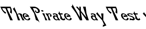 Font : FZ-JAZZY-21-LEFTY Custom Text : The Pirate Way Test your own text here Click to download or to view this font on a tshirt that can be custom printed in Bali