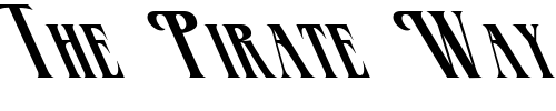Font : FZ-JAZZY-23-LEFTY Custom Text : The Pirate Way Test your own text here Click to download or to view this font on a tshirt that can be custom printed in Bali