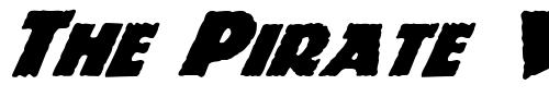 Font : FZ-JAZZY-24-ITALIC Custom Text : The Pirate Way Test your own text here Click to download or to view this font on a tshirt that can be custom printed in Bali